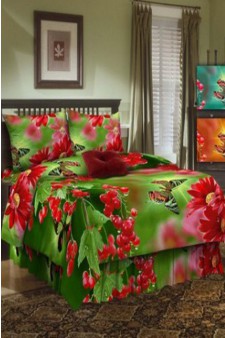 Комплект постельного белья 125 г/м -Смородина и бабочки
